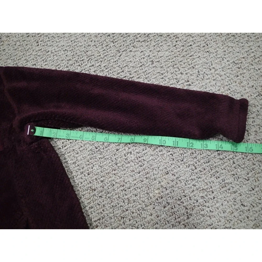 Patagonia Re-Tool Snap-T Fleece Kids Size 12 Burgundy Excellent Pullover‎ Jacket